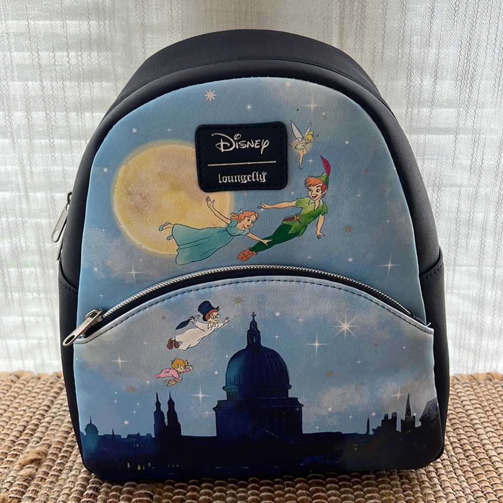 ✨💚 🧚🏻Disney Loungefly Peter Pan character bag